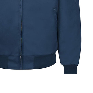 Veste bomber d'hiver pour homme de style streetwear avec tissu en toile, best-seller, fabricant OEM, vestes bomber de baseball pour homme - Product Image 2