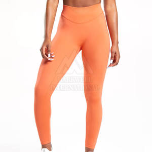 Meilleure Vente – Dernier Style – Leggings de Yoga Taille Moyenne Unis 100% Coton – Confortables, Élastiques, Séchage Rapide, Respirants, Haute Qualité, Faible MOQ - Product Image 1