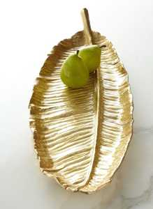 Cuencos de frutas de hoja de latón para el hogar, Hotel, restaurante, vajilla, cuenco, Color plateado, diseño moderno, aperitivos, cuencos para servir, suministros para Hotel - Product Image 6