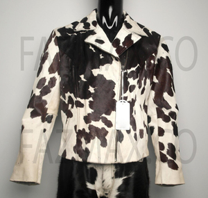 Chaqueta de cuero de vaca genuino para mujer, chaqueta de cuero de alta calidad a la moda para mujer, abrigo estilo - Product Image 1