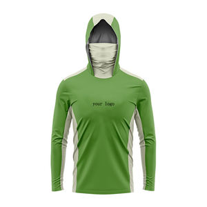 Alta calidad 100% poliéster transpirable protección solar UV bloque camisas rendimiento al aire libre caza y pesca camisas - Product Image 3