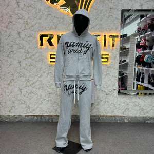 Professional High Quality OEM Services Low Price Zipper Tracksuit For Men Unique Style New Design Mens Tracksuits - Product Image 6