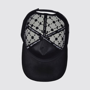 หมวกเบสบอลผ้าตาข่ายผ้า dobby 50% เทอร์รี่ผ้าอ๊อกซ์ฟอร์ดลายสปอร์ตทำจากหนังกลับ5แผงออกแบบได้ตามต้องการ - Product Image 3