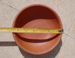 Tazón de Barro Hecho a Mano, Vajilla de Terracota, Tazón Ecológico de Estilo Americano, Tazón de Lujo Redondo para Servir en el Hogar - Product Image 2