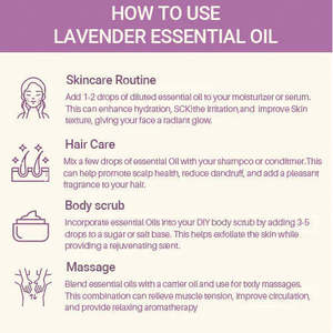 Aceite de Lavanda 100% Puro 10ml, Compra 1 y Lleva 1 Gratis, Aceites de Bergamota, Ylang-Ylang, Pomelo, Lima, Menta para Aclarar y Reafirmar la Piel - Product Image 3