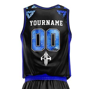 Nouveaux ensembles de basket-ball à sublimation pour hommes, fourniture OEM, matériau 100% polyester de haute qualité, prix bon marché pour hommes - Product Image 5