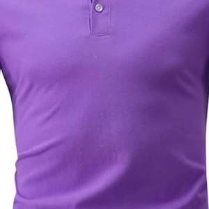 Nouveau Design Polos Logo Personnalisé Polyester Couleur Unie Golf Polos Prix de Gros Pas Cher T-shirt Personnalisé - Product Image 4