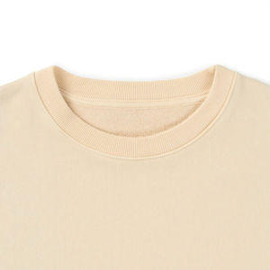 Sudadera de gran tamaño de mujer de color personalizado de alta calidad al por mayor diseño liso de cuello redondo con logotipo frontal para invierno - Product Image 4