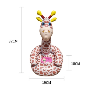 Sedia Gonfiabile a Forma di Giraffa per Neonati, Supporto per Seduta Infantile, Poltroncina ad Aria per Bambini per Interni ed Esterni |   Prodotto in Indonesia - Product Image 4