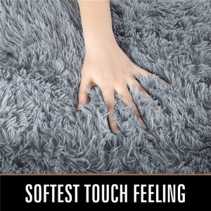 พรมขนยาวคลาสสิคแบบสั่งทำพิเศษ ขนาด 5-6 มม. ขนฟูฟ่อง ผสมไหมและขนสัตว์ สำหรับตกแต่งบ้าน ห้องนั่งเล่น รถยนต์ ความหนา 10 มม. - Product Image 5