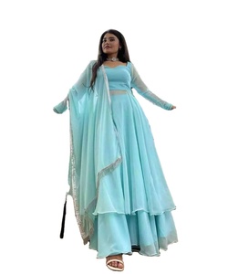 Wedding Sharara Suit Modest Blouses Shirts <b>White</b> Embroidered Dress - Product Image 1