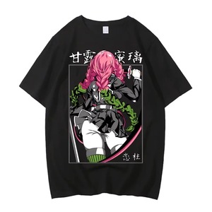 Fabricant de t-shirt Streetwear Anime personnalisé | T-shirt graphique surdimensionné Boxy Fit OEM japonais Anime imprimé coton chemise en gros - Product Image 6