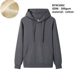 Sudaderas con Capucha para Hombre, Diseño Premium, Estilo Urbano, Algodón Básico de Lujo, Mezcla de Algodón, Tejido Grueso, Estampado Personalizado, Talla Grande - Product Image 2