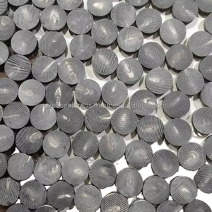 Accesorios de moda sostenibles y ecológicos Botones redondos de cuerno de búfalo tallado artesano inspirados en el estilo animal - Product Image 6