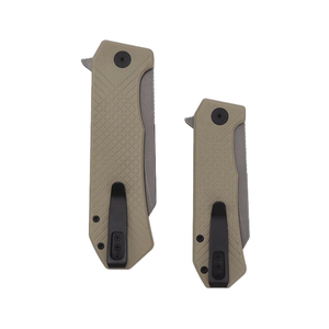 Diseña tu propio cuchillo plegable táctico patrón de diamante G10 Mango en fabricación de cuchillos de Bajo MOQ - Product Image 6