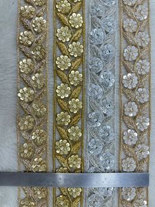 Dentelle brodée sur mesure pour des designs intemporels. Idéale pour les stylistes de vêtements Créateurs de mariée Boutiques propriétaires - Product Image 3