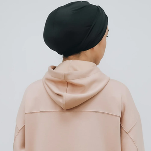 Ropa deportiva Abaya musulmana sudaderas con capucha para damas de gran tamaño pesado Zip Up Modest Hoodie Abaya vestido para niñas - Product Image 2