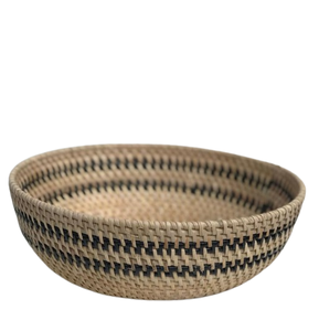 Bol décoratif en rotin tissé à la main de Style Boho vintage Panier rond de haute qualité pour fruits Snacks Bol en rotin - Product Image 5