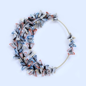 Décoration murale en métal à thème rond de haute qualité Art suspendu en laiton aluminium fer pour Noël - Product Image 2