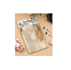 Planche à découper domestique en bois et émail Couverts de style design unique Imprimé personnalisé - Product Image 1