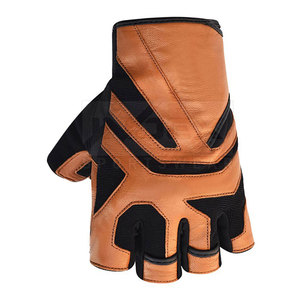 Guantes de cuero transpirables para fitness Guantes de cuero para fitness hechos al por mayor Guantes de cuero para fitness de tamaño personalizado - Product Image 6