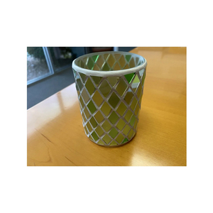 Portavelas de mosaico verde elegante de nueva colección para decoración del hogar - Product Image 4