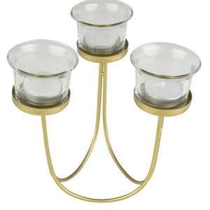 Bougeoir décoratif de table personnalisé avec revêtement en or Forme ronde élégante pour l'éclairage de Noël de l'hôtel à la maison-Bougies votives - Product Image 4