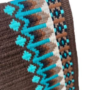 Couverture de spectacle western de qualité élégante faite à la main en laine néo-zélandaise inspirée de la conception pour le produit de tapis de selle d'équitation équestre - Product Image 5