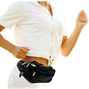 Riñonera de cuero Vintage personalizada, riñonera con correa ajustable para hombres y mujeres, riñonera para entrenamiento al aire libre, viajes, uso informal - Product Image 6