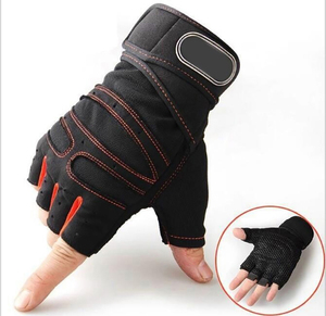 Impression de logo personnalisé demi-doigts Gym Fitness Wear Meilleur design Gants de gymnastique pour hommes Gants d'haltérophilie - Product Image 3