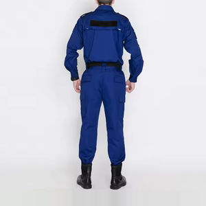 Ensemble uniforme de sécurité pour hommes sur mesure de qualité supérieure, veste en polyester/coton d'hiver, manches longues, coupe ample, OEM - Product Image 3