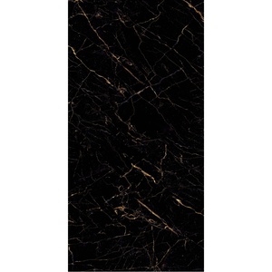 Azulejos de Cerámica con Aspecto de Mármol Gris Oscuro de Primera Calidad, Acabado Brillante, Resistentes al Agua, Antideslizantes, Gran Formato, Artículos de Decoración para el Hogar - Product Image 3