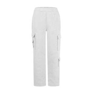 Solid Jogger <b>Women's</b> Cargo Pants Multi-Pocket Drawstring Elastic Waist <b>Women</b> Sports Pants Streetwear Casual Long Pants - Product Image 3