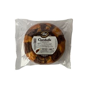 Ciambelle al Cioccolato Variegato Tissi Modello Rotondo 0402767 0,4kg 8 Pezzi Confezione Fresca in Sacchetto Italia DOLCIARIA PONTE VECCHIO SRL - Product Image 1