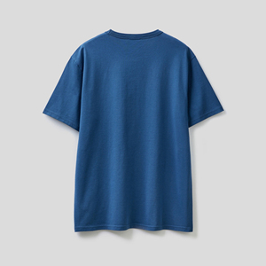 T-shirts pour hommes 100% coton, coupe classique, écologiques, respirants, pour l'été, usage quotidien décontracté, vente en gros, 300g - Product Image 4