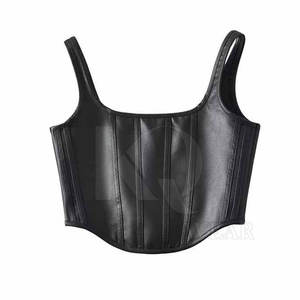 Soutien-gorge en similicuir de qualité supérieure pour femmes, avec une coupe confortable et un style moderne. Soutien-gorge en cuir pour femmes. - Product Image 2