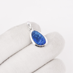Austrlian OPAL Pear Shape 925 Sterling Silver Fashion Pendant & Charm - Product Image 4