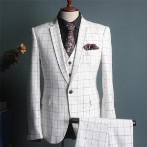 2023 dernier costume de fête de mariage pour hommes toutes couleurs garçons d'honneur smokings meilleur homme costumes 3 pièces (gilet pantalon Blazer) - Product Image 4