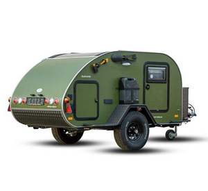 Mini-caravane de camping tout-terrain moderne et économique avec salle de bain, conforme aux normes de camping, à vendre - Product Image 5