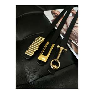 Conjunto de 3 Piezas: Cinturón para Mujer, Cinturón para Chaqueta, Cinturón para Camisa, Cinturón para Vestido - Negro - Product Image 1