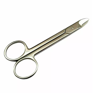 Ciseaux professionnels pour ongles incarnés en acier inoxydable, ciseaux de précision courbés pour podologie et chiropodie, lames durables et aiguisées - Product Image 1