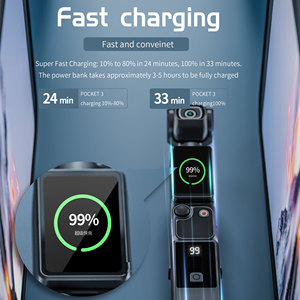 ידית אחיזה מורחבת לסוללה STARTRC עבור Pocket 3, 6000mAh, ידית בעלת קיבולת גבוהה עם אישור 3C, אביזר חלופי תואם - Product Image 2