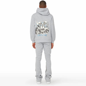 Conjunto Deportivo de Invierno de Primera Calidad para Gimnasio y Entrenamiento, con Estampado y Corte Ajustado para Hombre, Logotipo Personalizado, 100% Algodón Transpirable - Product Image 2