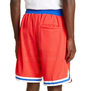 <b>Elastic</b> Waist Men Mesh Shorts Sustainable & Comfortable Mesh Shorts For Men Fitness Wear Mesh Shorts - Product Image 2
