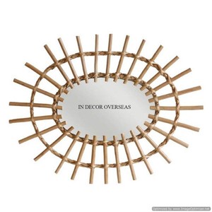 Marco de alambre de metal resistente de forma antigua de diseñador de lujo único de alta exigencia para espejo de pared de forma redonda a un precio impresionante - Product Image 3