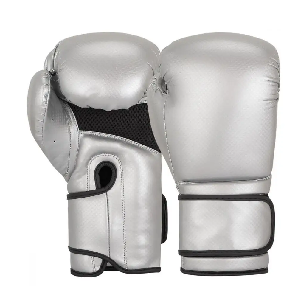 Gants de boxe en cuir PU à la mode pour l'entraînement Arts martiaux Entraînement gagnant Professionnel Gants de boxe de combat personnalisés