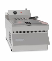 Friteuses électriques de comptoir en acier inoxydable turques avec/sans robinet, alimentation monophasée ou triphasée, provenant d'un fabricant turc