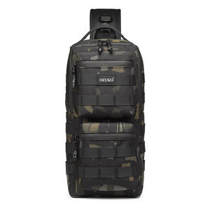 <span class=keywords><strong>OZUKO</strong></span> 9661 Bolso <span class=keywords><strong>Bandolera</strong></span> Deportivo Impermeable de Diseño Original, Nuevo Estilo Cruzado, Personalizable, Bolso de Hombro y Pecho para Actividades al Aire Libre - Product Image 3