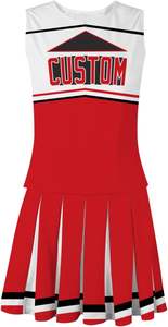 Uniformes de Animadoras de Alta Calidad, Suministro de Fábrica Personalizado, Conjuntos Estampados por Sublimación, Cómodos para Niñas, Equipo Deportivo, 100% Poliéster - Product Image 6