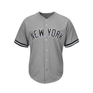 Maillots d'uniforme de baseball et softball en polyester 100% personnalisés, pas chers, grande taille, respirant, antibactérien, logo personnalisé multicolore - Product Image 2